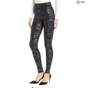 SPANX Black Camouflage Leggings
